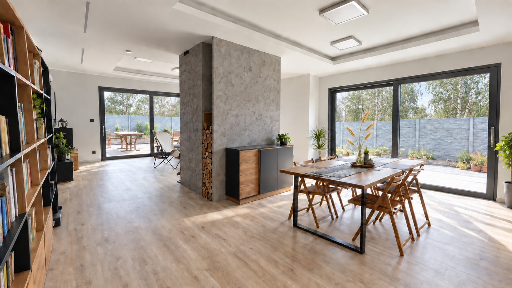Our open-plan interior renovation — photograph retouched for this banner