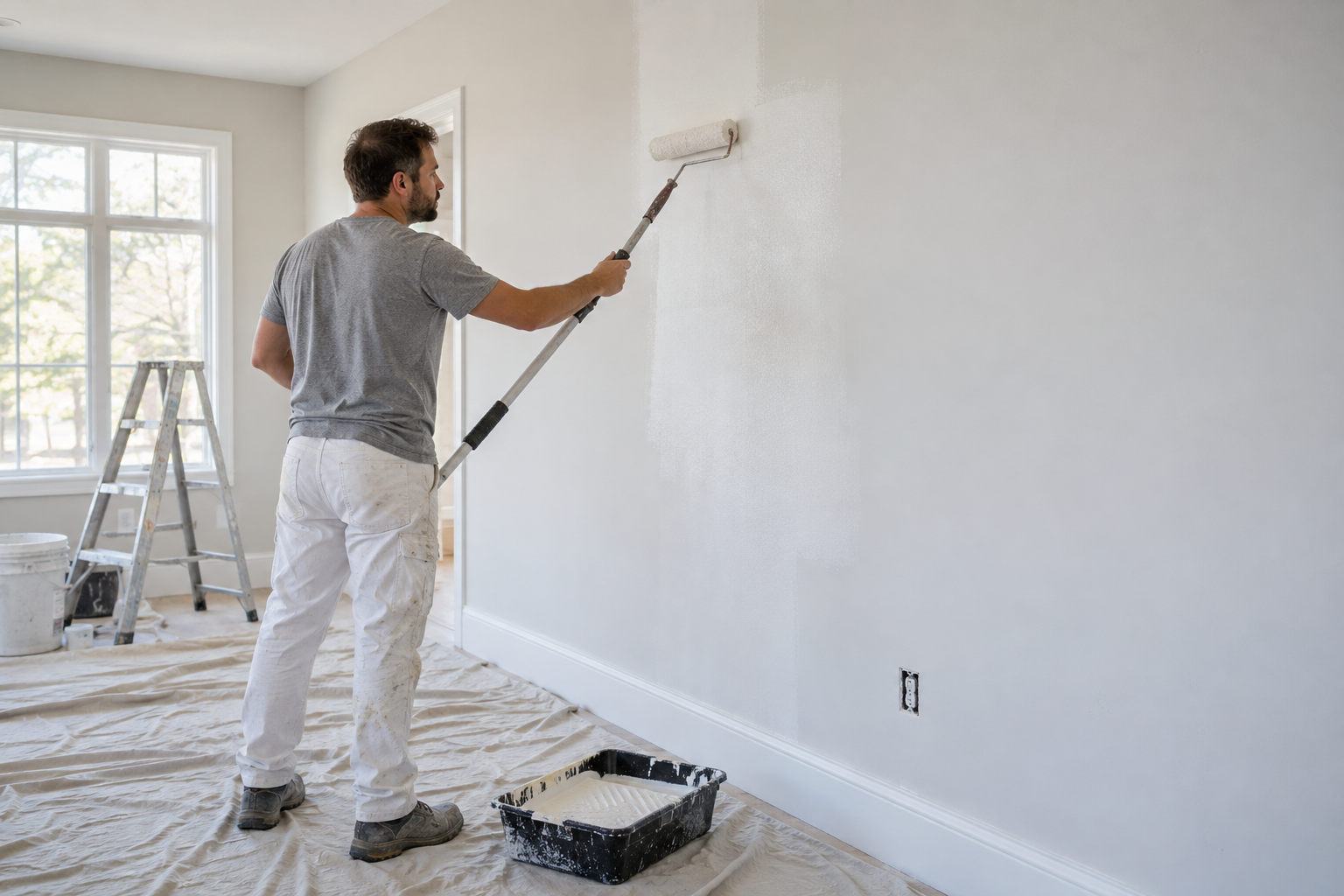 Illustrative painting & drywall concept